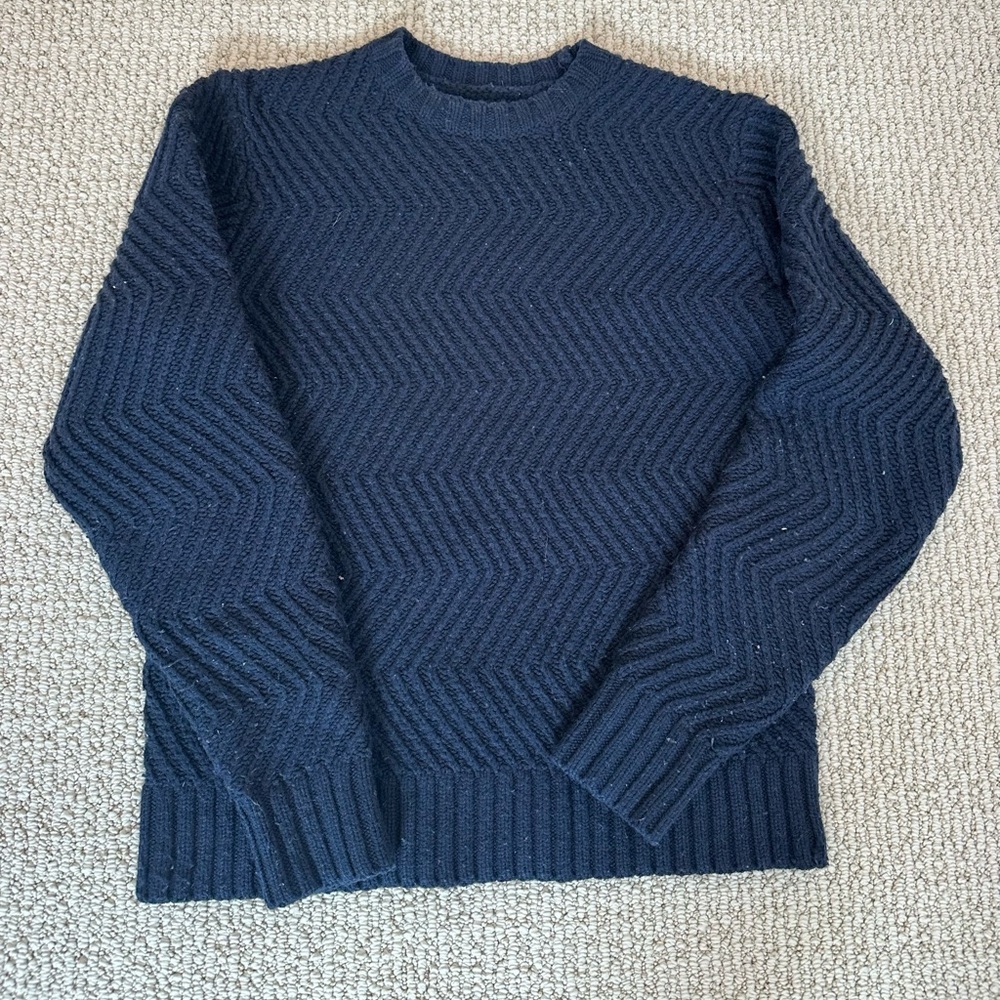 Taylor Stitch Navy Crewneck Sweater